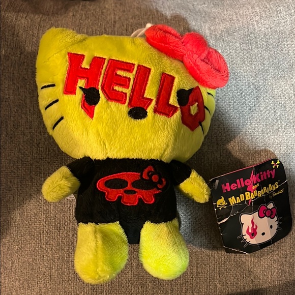 Hello Kitty Other - Hello Kitty Yellow and Red Stuffed Animal Plush